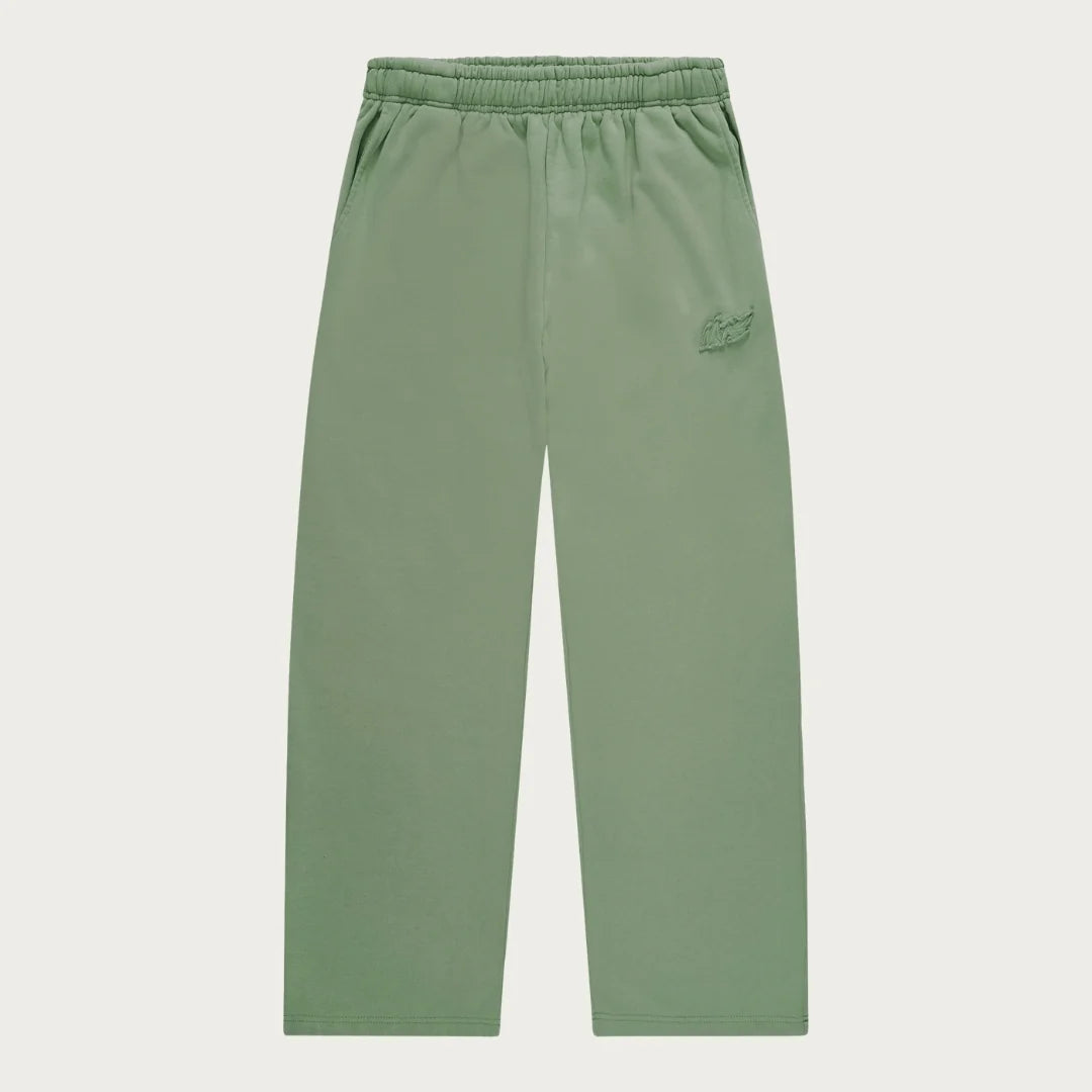 OLIVE BASIC OPEN LEG JOGGER