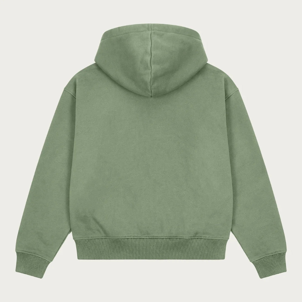OLIVE BASIC HOODIE