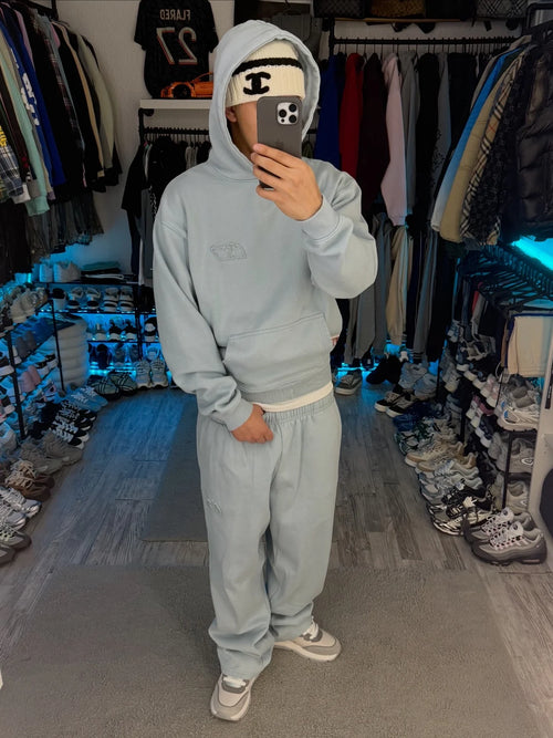 BABY BLUE BASIC HOODIE