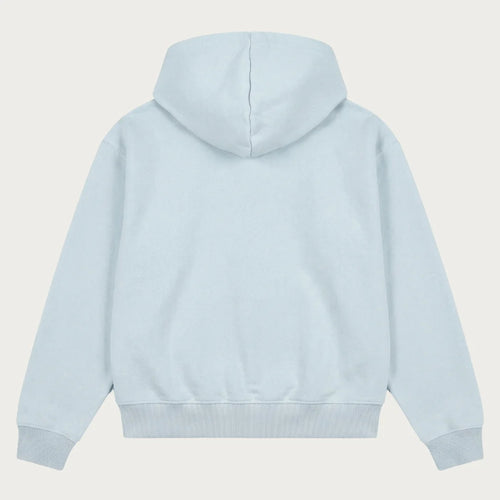 BABY BLUE BASIC ZIP HOODIE