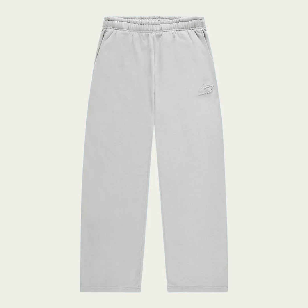 LIGHT GREY BASIC OPEN LEG JOGGER