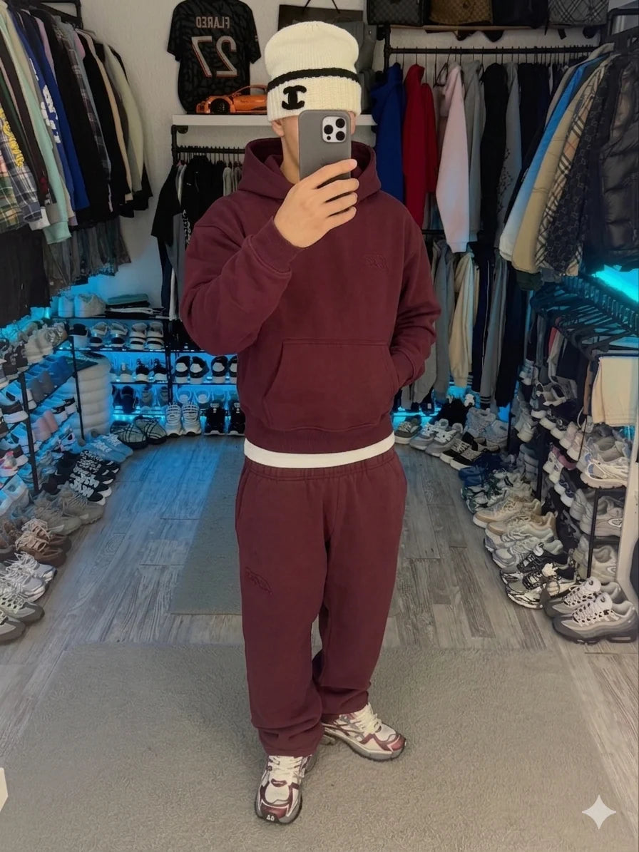 PURPLE BASIC HOODIE