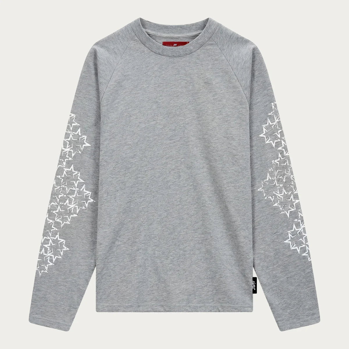 GREY/WHITE STAR LONGSLEEVE