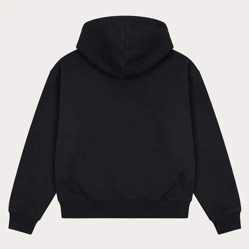 BLACK BASIC HOODIE