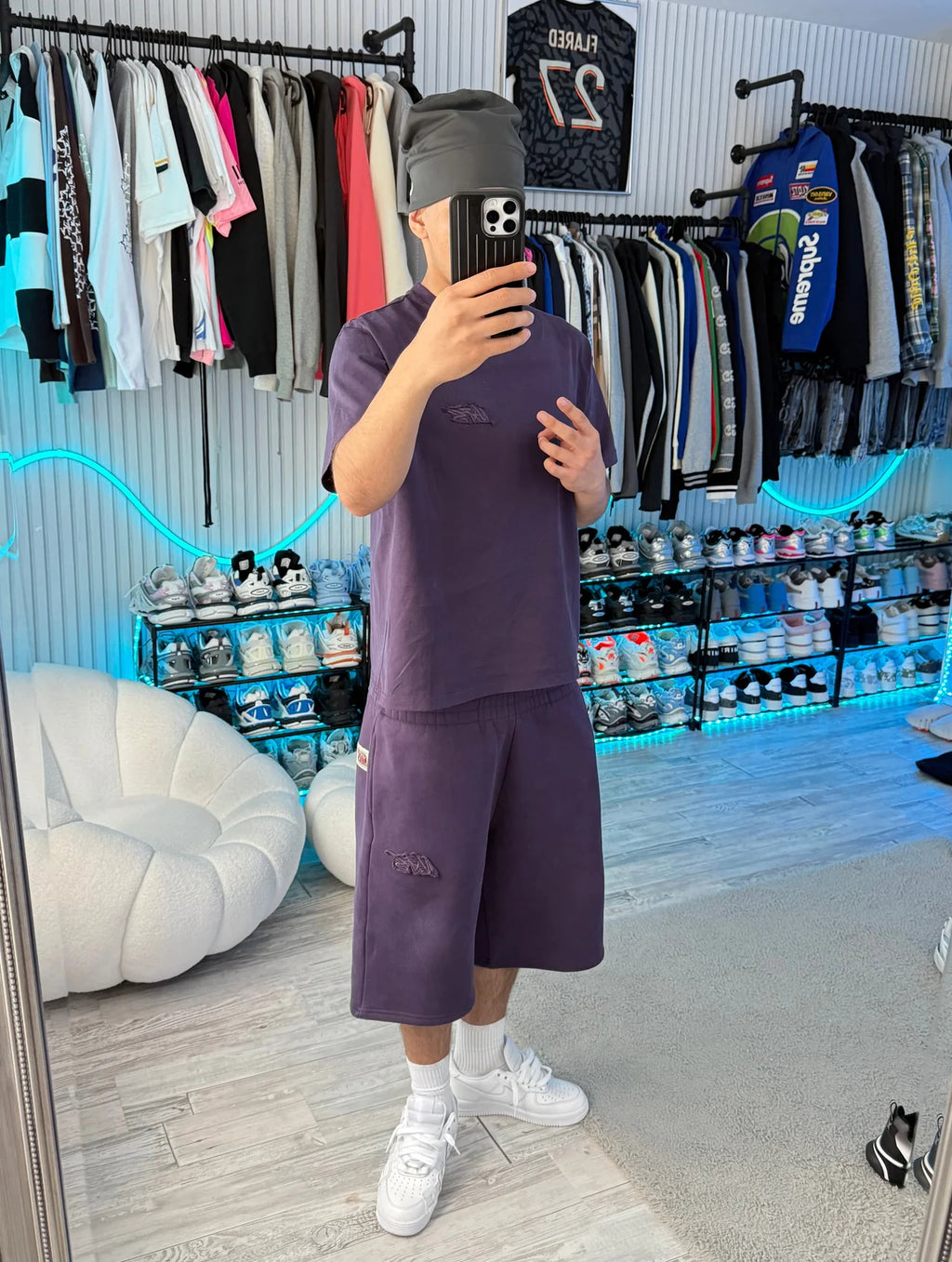DARK PURPLE BASIC TEE