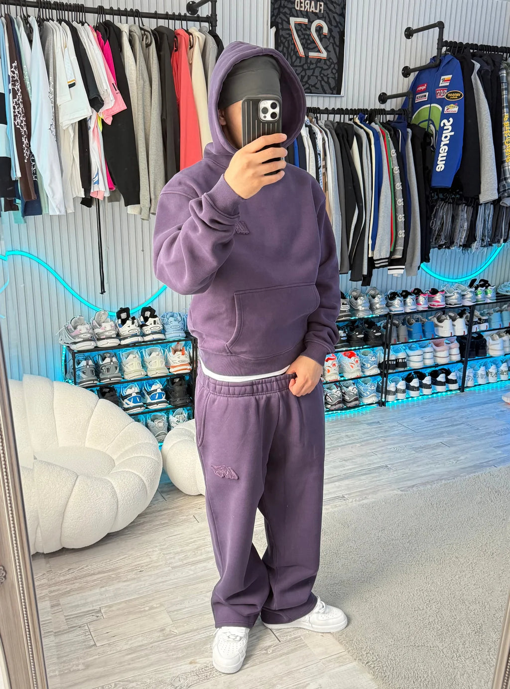 DARK PURPLE BASIC HOODIE