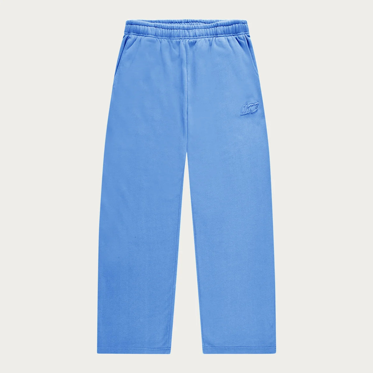 SKY BLUE BASIC OPEN LEG JOGGER