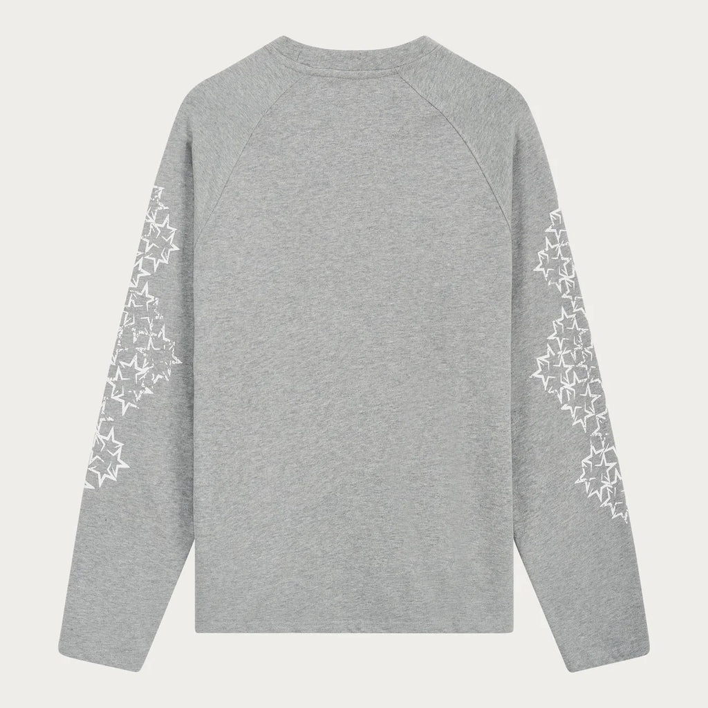 GREY/WHITE STAR LONGSLEEVE