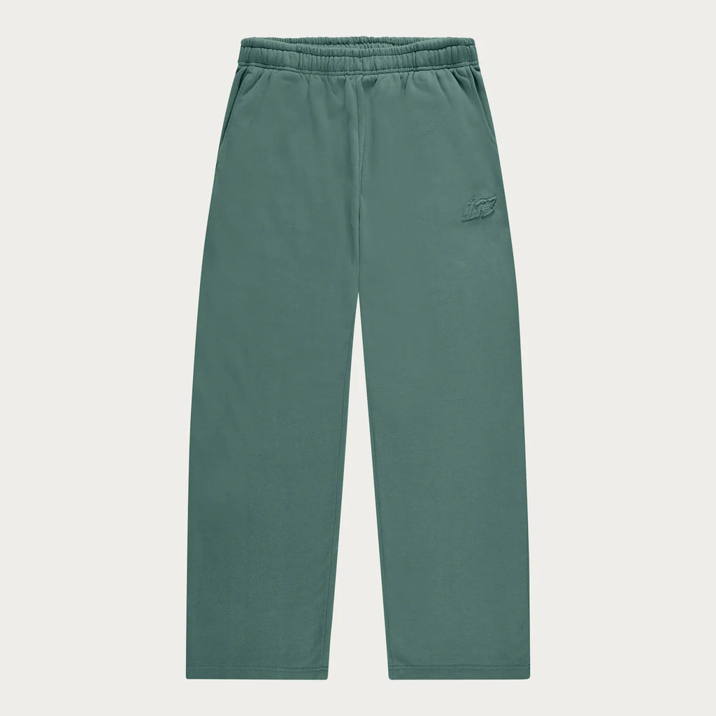 DARK GREEN BASIC OPEN LEG JOGGER