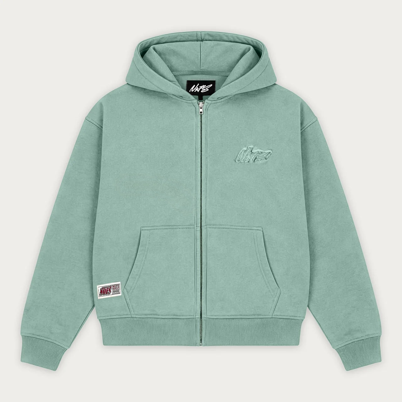 MINT BASIC ZIP HOODIE