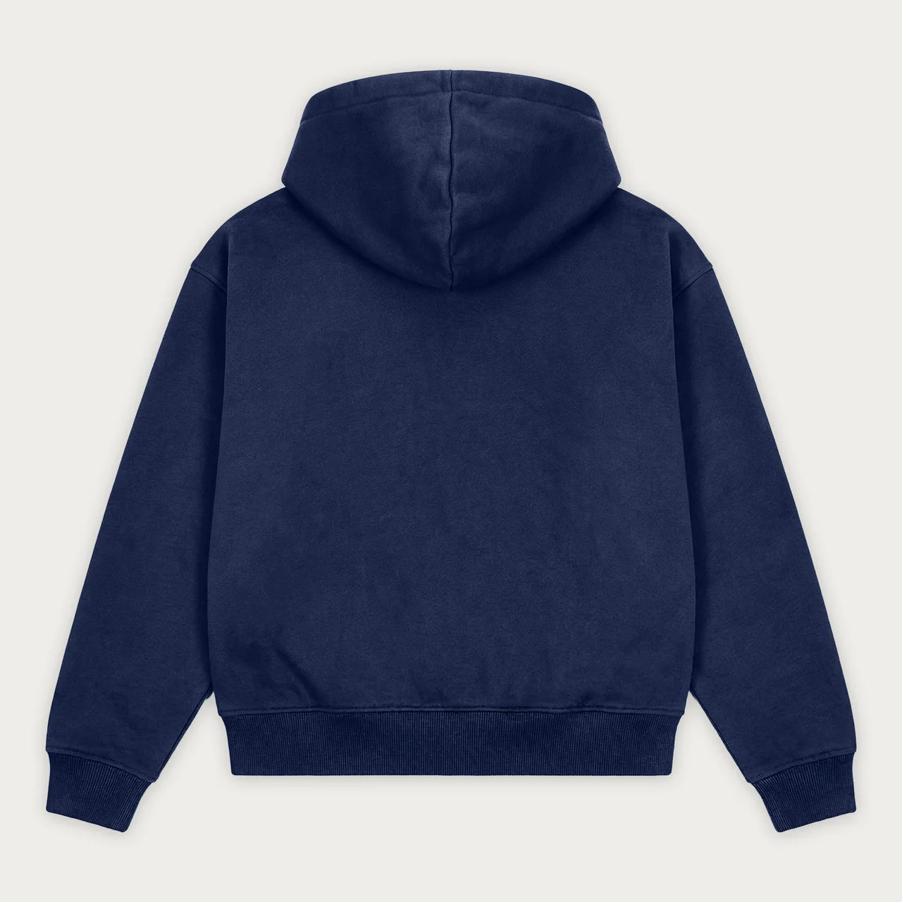 NAVY BASIC ZIP HOODIE