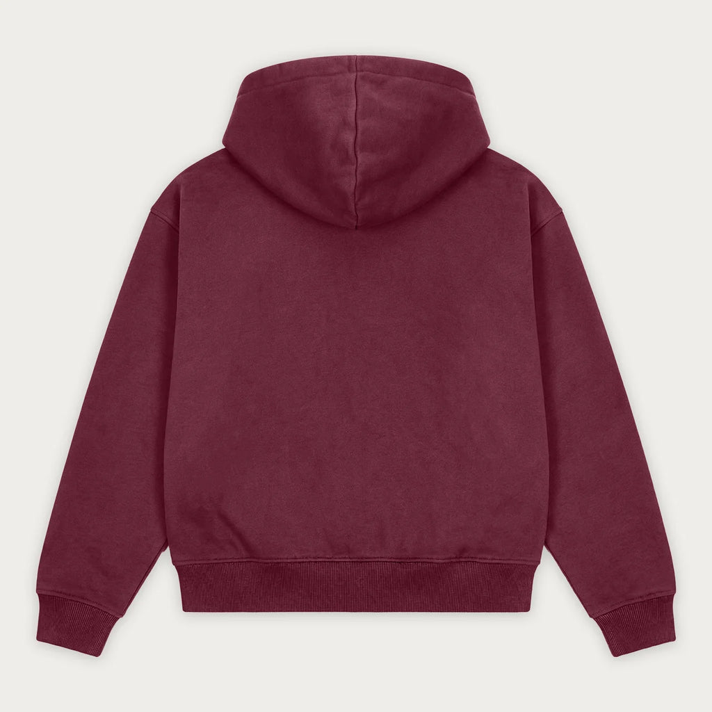 PURPLE BASIC ZIP HOODIE